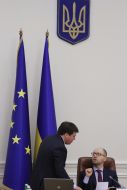 Arseniy Yatsenyuk and Gennady Zubko