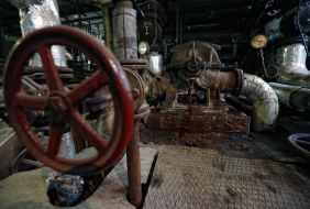 Boiler room of the Pushcha-Ozernaya sanatorium