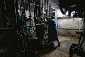 Boiler room of the Pushcha-Ozernaya sanatorium