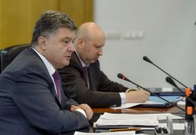 Petr Poroshenko and Alexandr Turchinov