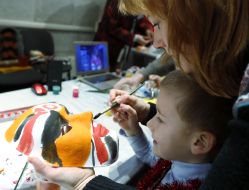 Opening the festive Christmas tree in the Ukrainian House
