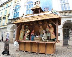 Christmas Nativity crib at Market Square
