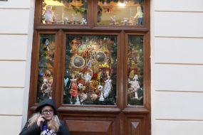 Праздничные рождественские витрины