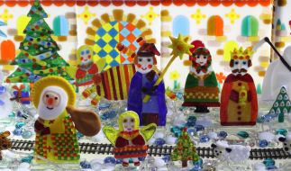 Праздничные рождественские витрины