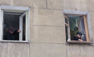 Place of explosion on the street Segedskaya