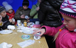 Opening of the Christmas tree in the park named. Kotlyarevskogo