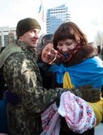 Meeting of soldiers of the 37th Battalion of the territorial defense