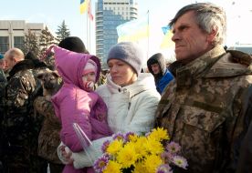 Meeting of soldiers of the 37th Battalion of the territorial defense