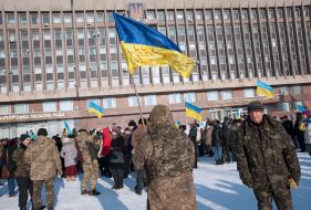 Meeting of soldiers of the 37th Battalion of the territorial defense