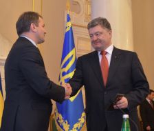 Петр Порошенко и Олег Синютка