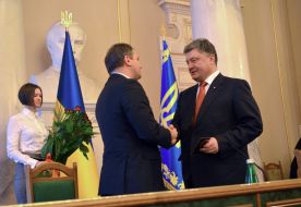 Петр Порошенко и Олег Синютка