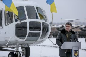 Петро Порошенко на Яворівському полігоні