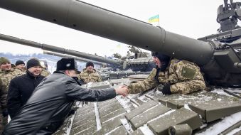 Петро Порошенко на Яворівському полігоні