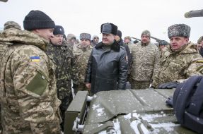 Петро Порошенко на Яворівському полігоні