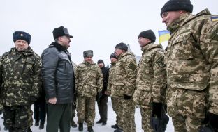 Петро Порошенко на Яворівському полігоні