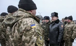 Петро Порошенко на Яворівському полігоні