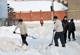 Снегопад в Одессе