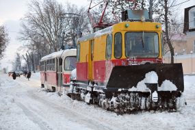 Снегоуборочный трамвай 