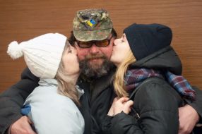 Soldier of the First Battalion of the Volyn territorial defense