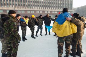 Soldier of the First Battalion of the Volyn territorial defense