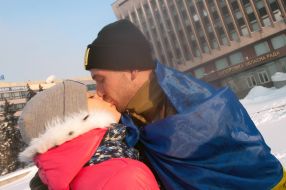 Soldier of the First Battalion of the Volyn territorial defense