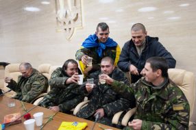 Soldier of the First Battalion of the Volyn territorial defense