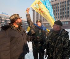 Soldier of the First Battalion of the Volyn territorial defense