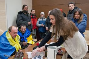 Soldier of the First Battalion of the Volyn territorial defense