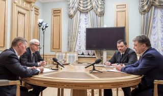 Meeting of Petro Poroshenko and Giovanni Kessler