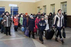 Children at the station