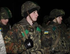 Ukrainian soldiers are sent to the zone of ATO
