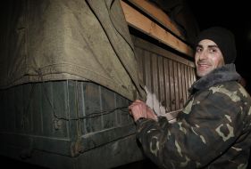 Ukrainian soldiers are sent to the zone of ATO