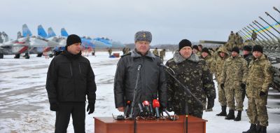 Petr Poroshenko, Vladimir Groisman and Alexander Turchinov