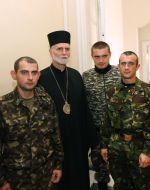 Boris Gudziak near military