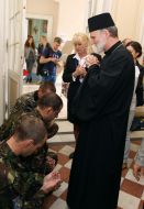 Boris Gudziak near military