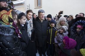 Petr Poroshenko and Marina Poroshenko