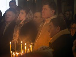 Petr Poroshenko and Marina Poroshenko