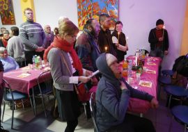 Christmas dinner for the poor