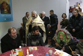 Christmas dinner for the poor