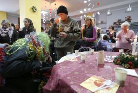 Christmas dinner for the poor