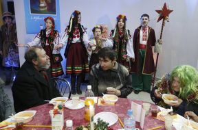 Christmas dinner for the poor