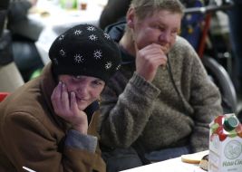 Christmas dinner for the poor