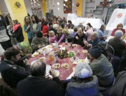 Christmas dinner for the poor
