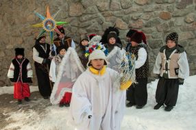 Участники празднования "Казацкое Рождество" 