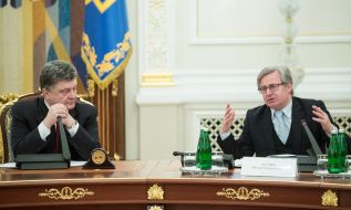 Petr Poroshenko and Viktor Musiyaka 