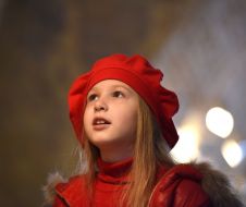 Exhibition of paintings on glass