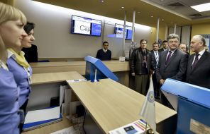  Sergei Radutny and Petr Poroshenko