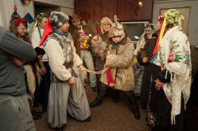 Participants of Malanka celebration