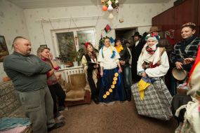 Participants of Malanka celebration
