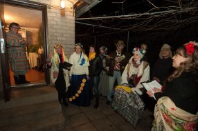 Participants of Malanka celebration
